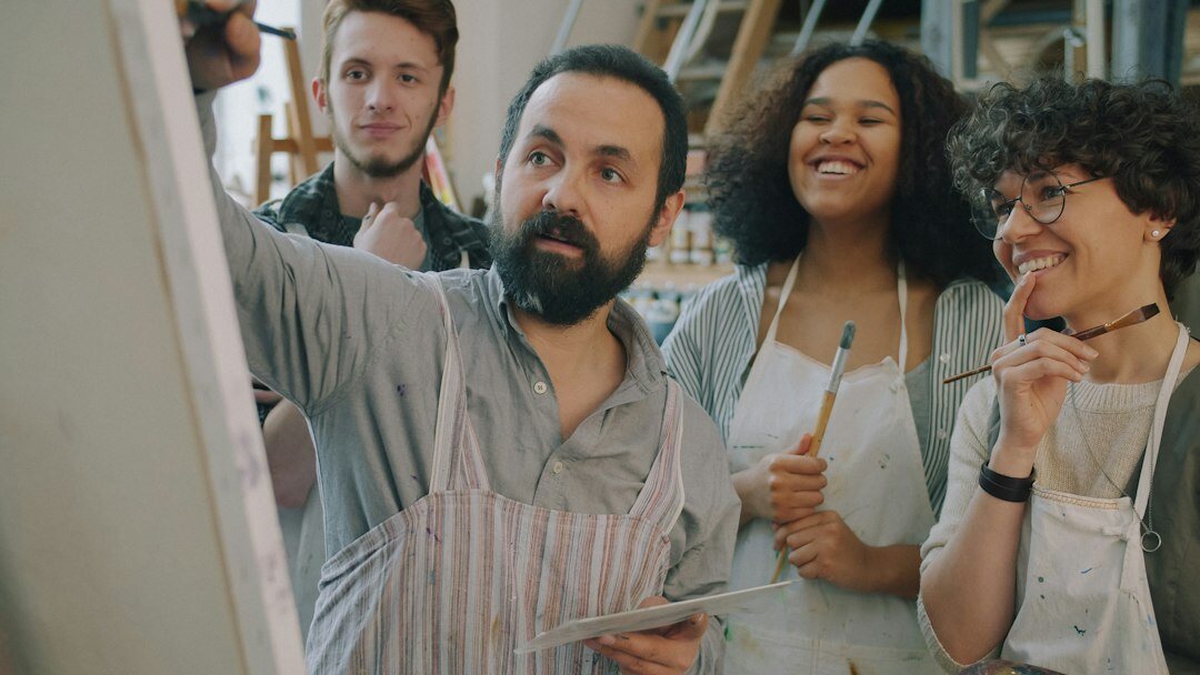 diverse group in workshop