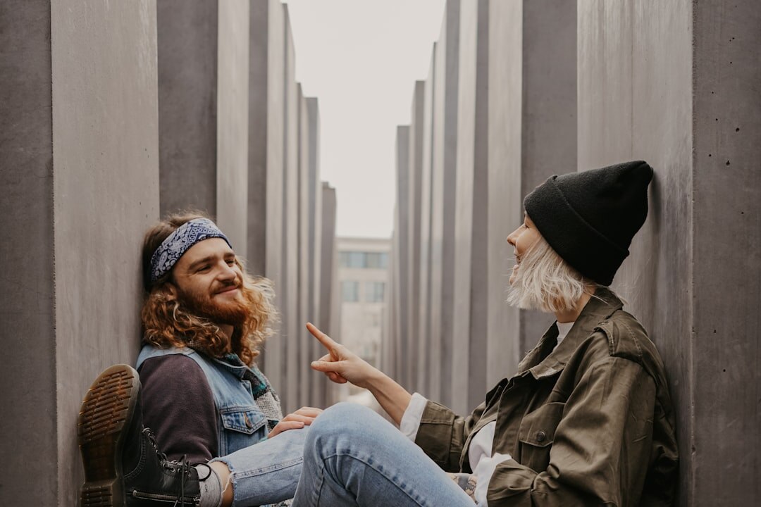 authentic conversation between two people