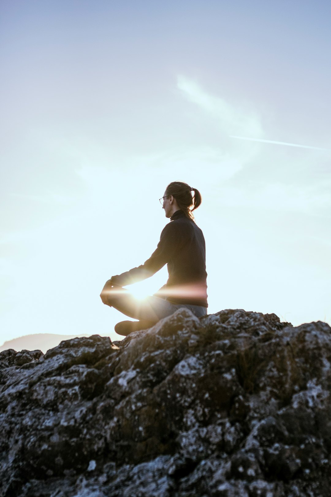 serene meditation scene